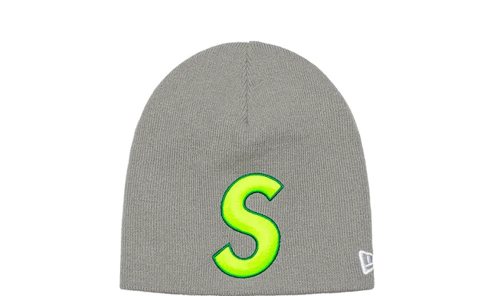 Supreme New Era® S Logo Beanie Grey